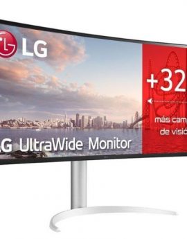 Monitor Profesional Ultrapanorámico Curvo LG UltraWide 38WQ75C-W 38'/ QHD+/ Negro y Blanco