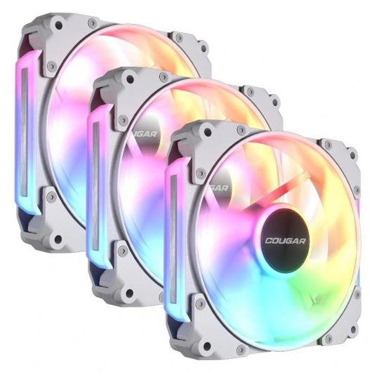 Cougar Ventilador Modular Apolar 120 ArGB White (3pcs)