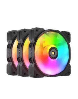 Cougar MHP 120 ARGB Triple Pack Ventilador Suplementario 120mm Negro