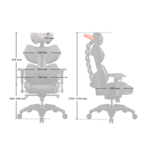 Cougar Terminator Silla Gaming Negra 2 Cougar Terminator Silla Gaming Negra