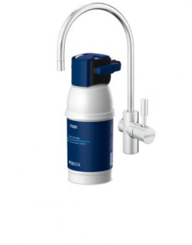 Sistema de filtración de agua Brita mypure P1 P1000 instalación bajo fregadero Azul/Blanco