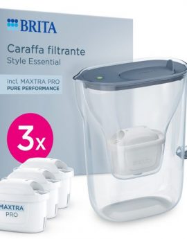 Filtro de agua Brita Style Essential Stone Blue 3 cartuchos 2.4 L