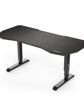 Mesa Gaming Sharkoon Skiller SGD20 + Alfombrilla integrada Negra
