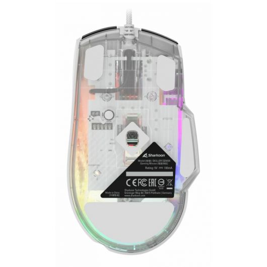Sharkoon Skiller SGM35 Raton Gaming RGB 6400 DPI Blanco 5 Sharkoon Skiller SGM35 Raton Gaming RGB 6400 DPI Blanco