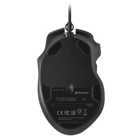 Sharkoon Foorce 3 Raton Gaming 12800 DPI 8 botones RGB Negro 4 Sharkoon Foorce 3 Raton Gaming 12800 DPI 8 botones RGB Negro