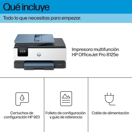 HP OfficeJet Pro Impresora multifunción 8125e 4 HP OfficeJet Pro Impresora multifunción 8125e