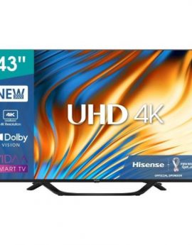 Televisor Hisense UHD TV 43A63H 43'/ Ultra HD 4K/ Smart TV/ WiFi
