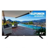 Telefunken 43DTUA523 / Televisor Smart TV 43' Direct LED UHD 4K HDR