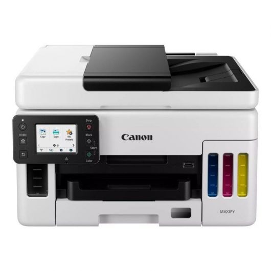 Multifunción Canon MAXIFY GX6050 MegaTank WiFi/ Dúplex/ Blanca