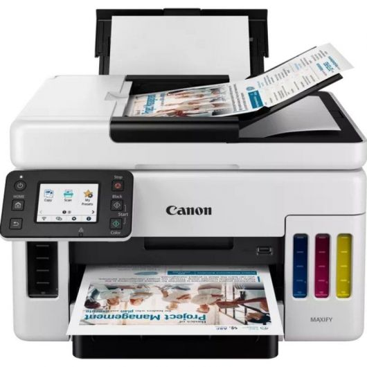 Multifunción Canon MAXIFY GX6050 MegaTank WiFi/ Dúplex/ Blanca 3 Multifunción Canon MAXIFY GX6050 MegaTank WiFi/ Dúplex/ Blanca