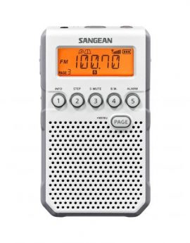 Sangean Dt-800 Blanco / Radio Despertador Portátil