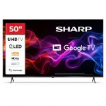 Sharp 50HP5265E 50' LED Quantum Dot 4K UHD Google TV Dolby Vision Atmos