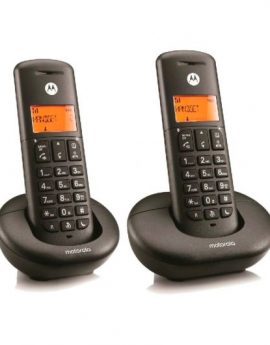 Motorola Duo E202 Negro / Teléfonos Inalámbricos