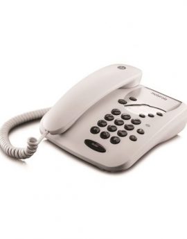 Motorola CT1 Teléfono Fijo con Marcación Directa Blanco