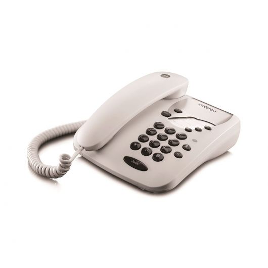 Motorola CT1 Teléfono Fijo con Marcación Directa Blanco
