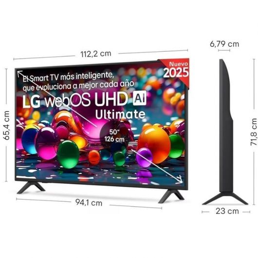 Televisor LG UHD 50UA74006LB 50'/ Ultra HD 4K/ Smart TV/ WiFi 2 Televisor LG UHD 50UA74006LB 50'/ Ultra HD 4K/ Smart TV/ WiFi
