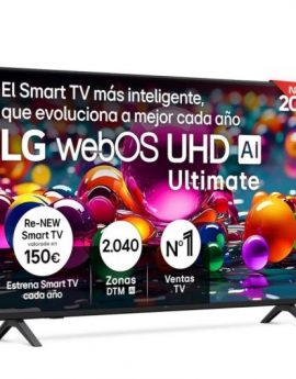 LG 50UA75006LA TV 50' UHD 4K AI Smart TV HDR10 USB HDMI Bluetooth Negro