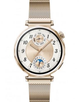 Huawei WATCH GT5 41mm 1.32’ AMOLED Digital 466 x 466 Pixeles Dorado Milanese