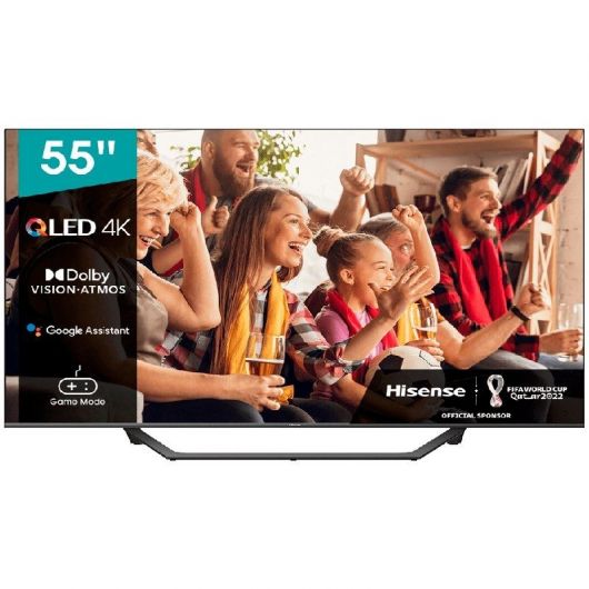 Televisor Hisense QLED TV 55A7GQ 55'/ Ultra HD 4K/ Smart TV/ WiFi