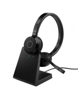 Jabra Evolve 65 TE Auriculares Inalámbrico y alámbrico Diadema Oficina/Centro de llamadas USB tipo A Bluetooth Base de carga Negro