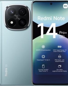 Smartphone Xiaomi Redmi Note 14 Pro+ 12GB/ 256GB/ 6.67'/ 5G/ Azul