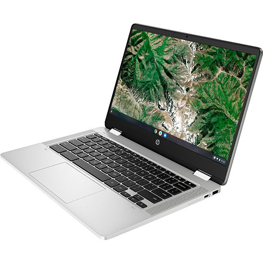 ChromeBook Convertible HP X360 14A-CA0033NS Intel Pentium Silver N5030/ 8GB/ 64GB eMMC/ 14' Táctil/ Chrome OS/ Plata