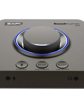 Creative Sound Blaster X4 DAC Tarjeta de Sonido Externa USB Super X-FI 7.1