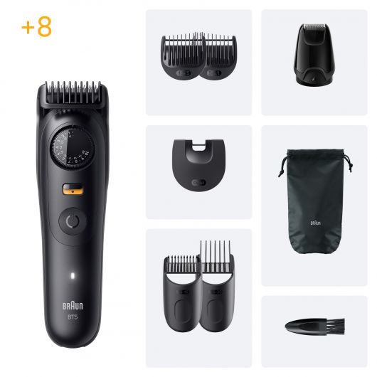 Cortapelos Braun BT5560 Recargable 40 posiciones Wet&Dry inalámbrico 120min batería Li-ion 2 Cortapelos Braun BT5560 Recargable 40 posiciones Wet&Dry inalámbrico 120min batería Li-ion