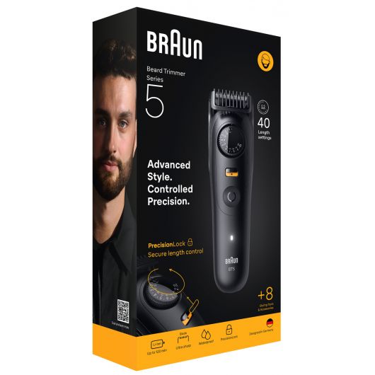 Cortapelos Braun BT5560 Recargable 40 posiciones Wet&Dry inalámbrico 120min batería Li-ion 3 Cortapelos Braun BT5560 Recargable 40 posiciones Wet&Dry inalámbrico 120min batería Li-ion