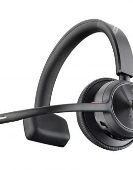 Poly Voyager 4310 USB-A Auriculares Inalámbricos Negros + Dongle Bluetooth BT700