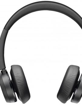 Poly Voyager 4320-M Auriculares certificados para Microsoft Teams + llave BT700 + soporte de carga