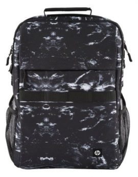 Mochila HP Campus XL 7J592AA para Portátiles hasta 16'/ Negra y Blanca