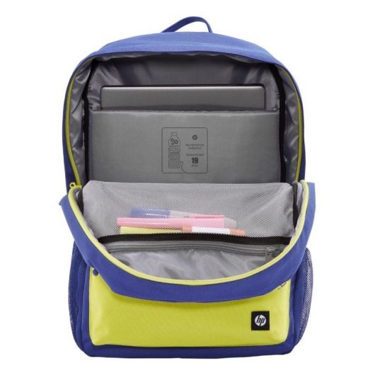 Mochila HP Campus 7J596AA para Portátiles hasta 15 Mochila HP Campus 7J596AA para Portátiles hasta 15.6'/ Azul y Lima