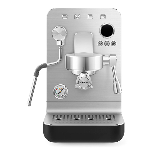 Smeg Cafetera Minipro Espresso 1 Smeg Cafetera Minipro Espresso 1.7L 15bar con caldera doble y vaporizador Negro