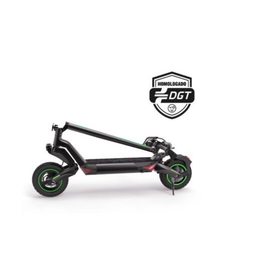 Youin XL MAX Patinete Eléctrico 1200W 10' Doble Suspensión Frenos Hidráulicos Homologado DGT Negro