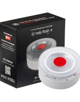 HelpFlash Baliza flash V16 IoT / Luz de Emergencia Homologada DGT 3.0 / Conexión Iot