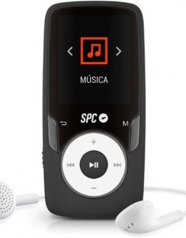 Reproductor MP4 SPC Pure Sound Extreme 8598N/ 8GB/ Pantalla 1.8'/ Radio FM/ Negro