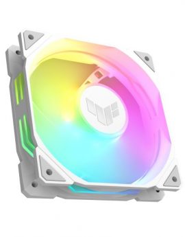 ASUS TUF Gaming TR120 ARGB Fan Single Pack Ventilador Suplementario 120mm Blanco