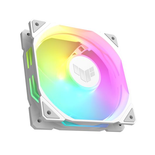 ASUS TUF Gaming TR120 ARGB Reverse Fan Single Pack Ventilador Suplementario 120mm Blanco