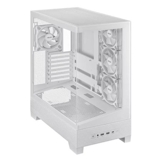 ASUS A31 PLUS ARGB Mid Tower ATX Doble Cristal Templado USB-C Blanca 2 ASUS A31 PLUS ARGB Mid Tower ATX Doble Cristal Templado USB-C Blanca