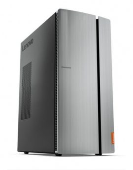 Lenovo Ideacentre 720-18APR AMD Ryzen5-2400G 8GB 1TB Dvd-Rw w10 negro/plata Inc. Teclado y Mouse