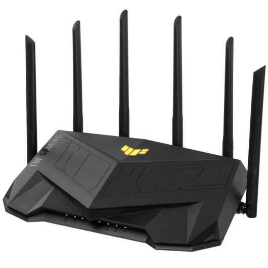 Router Gaming Inalámbrico Asus TUF AX6000/ WiFi 6/ 6000Mbps/ 2.4GHz 5GHz/ 6 Antenas/ WiFi 802 Router Gaming Inalámbrico Asus TUF AX6000/ WiFi 6/ 6000Mbps/ 2.4GHz 5GHz/ 6 Antenas/ WiFi 802.11ax/ac/n/a/ - n/b/g - 90IG07X0-MU9C00