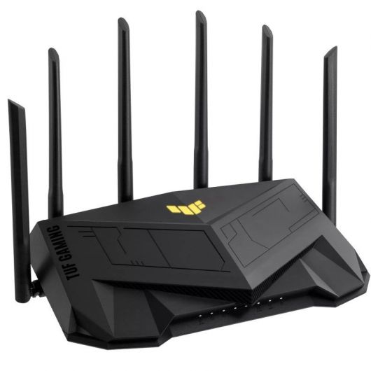Router Gaming Inalámbrico Asus TUF AX6000/ WiFi 6/ 6000Mbps/ 2.4GHz 5GHz/ 6 Antenas/ WiFi 802 Router Gaming Inalámbrico Asus TUF AX6000/ WiFi 6/ 6000Mbps/ 2.4GHz 5GHz/ 6 Antenas/ WiFi 802.11ax/ac/n/a/ - n/b/g - 90IG07X0-MU9C00