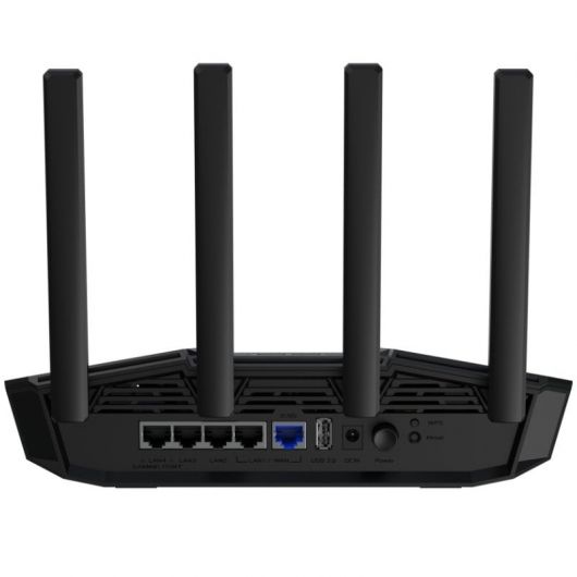 Router Gaming Inalámbrico Asus TUF-BE3600/ WiFi 7/ 3600Mbps/ 2.4GHz 5GHz/ 4 Antenas/ WiFi 802 Router Gaming Inalámbrico Asus TUF-BE3600/ WiFi 7/ 3600Mbps/ 2.4GHz 5GHz/ 4 Antenas/ WiFi 802.11be/ax/ac/n/a/ - n/b/g