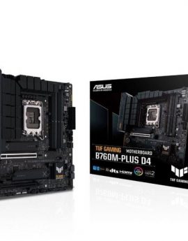 Placa Base Asus TUF GAMING B760M-PLUS D4/ Socket 1700/ Micro ATX
