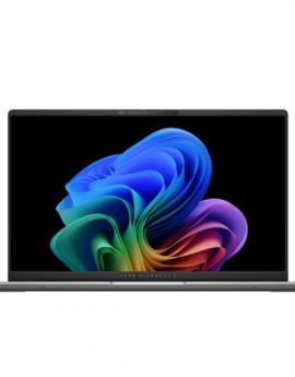 Asus Vivobook S 15 OLED S5507QA-MA001W - Portátil 15.6' 3K 120Hz/ Qualcomm Snapdragon X1E-78-100/ 32GB/ 1TB SSD/ Qualcomm Adreno GPU/ W11Home Plata Frí­a