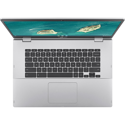 Asus Chromebook CX1500CNA-EJ0101 Intel Celeron N3350/ 8GB/ 32GB eMMC/ 15.6'/ Chrome OS/ Plata Transparente