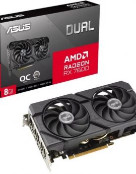 Tarjeta Gráfica Asus Dual Radeon RX 7600 EVO OC/ 8GB GDDR6