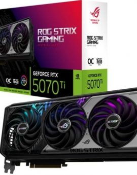 Tarjeta Gráfica Asus ROG Strix OC GeForce RTX 5070Ti/ 16GB GDDR7