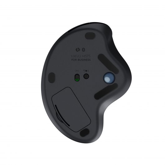 Logitech ERGO M575 for Business Ratón mano derecha RF Wireless + Bluetooth Trackball 2000 DPI Grafito 4 Logitech ERGO M575 for Business Ratón mano derecha RF Wireless + Bluetooth Trackball 2000 DPI Grafito